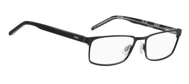 Premium Men Hugo Eyeglasses: HG 1075 - Matte Black(2) - SpecSMART Eye Clinic (Diagonal View)